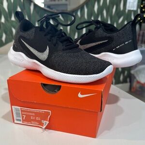 Nike Black and White Flex Experience Sneakers